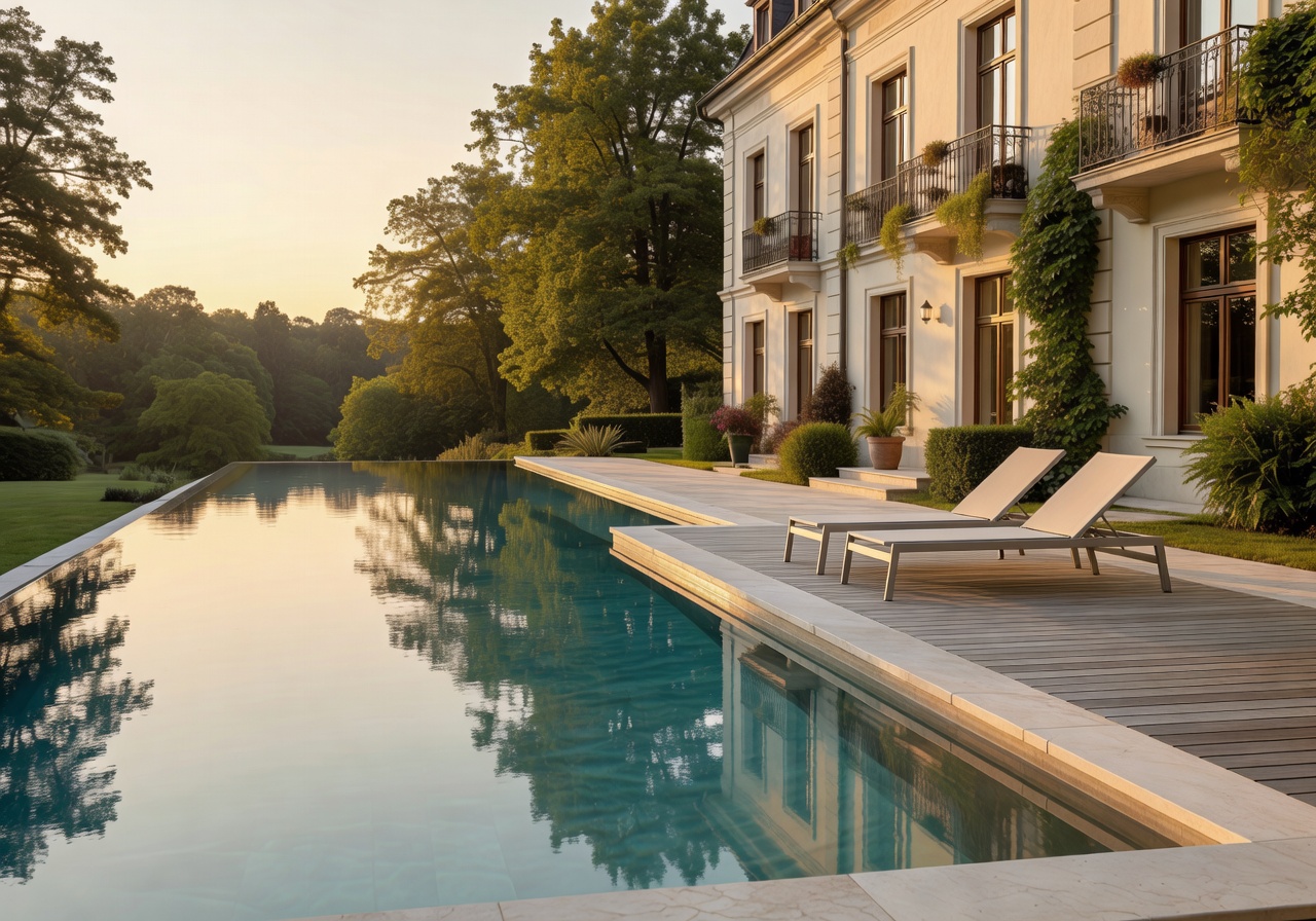 Brenners Park Villa Stephanie serene infinity pool in Baden-Baden