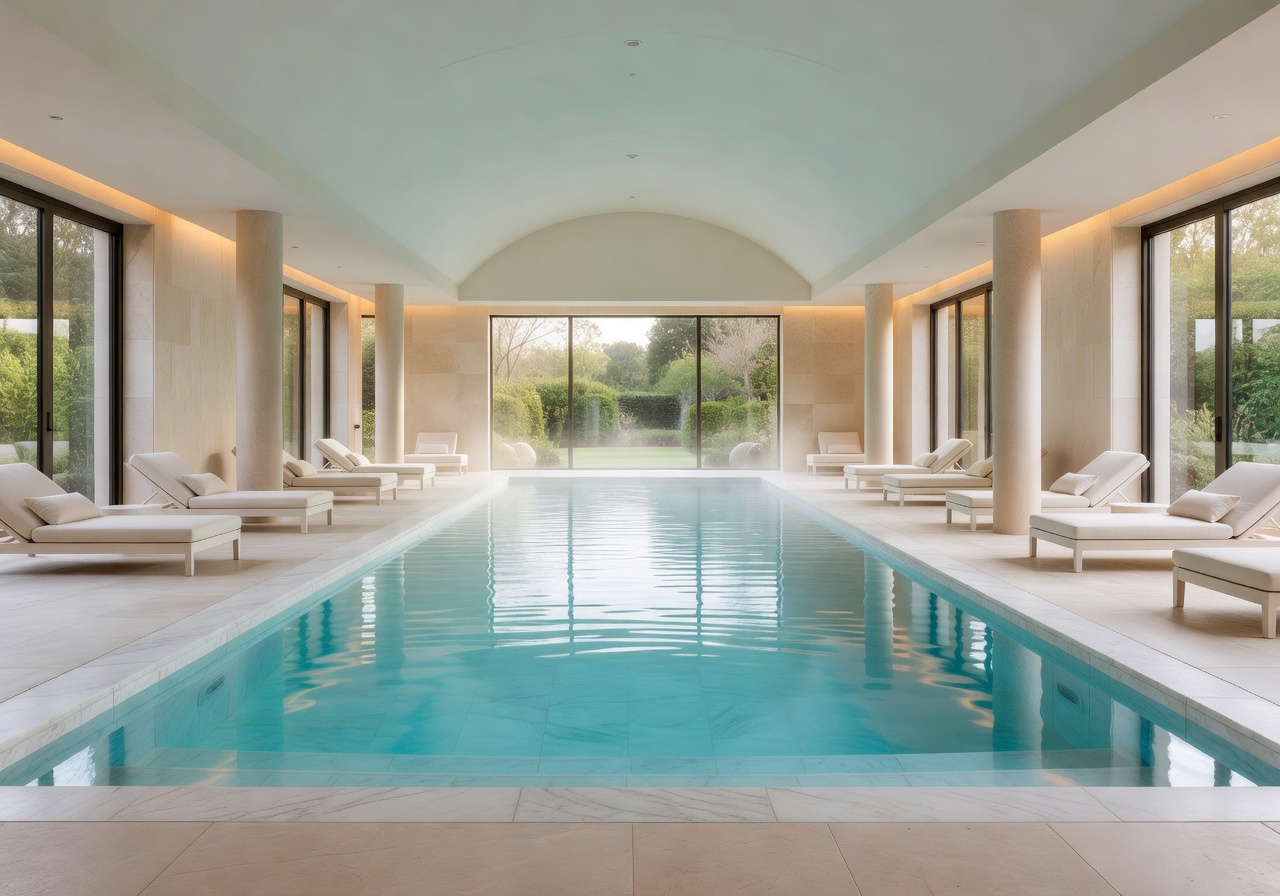 Brenners Park Villa Stéphanie serene infinity spa pool
