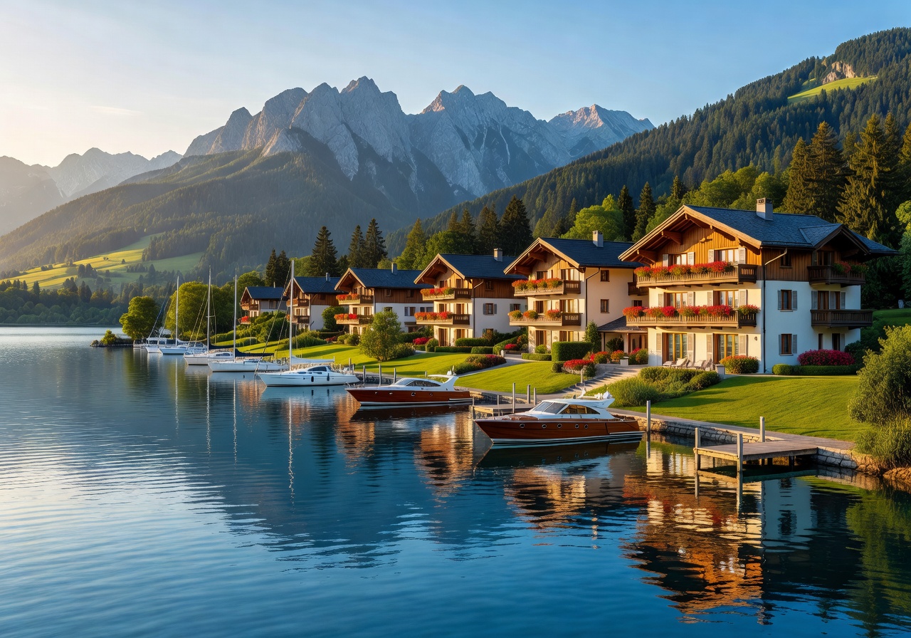 Lake Tegernsee luxury destination with stunning waterfront views